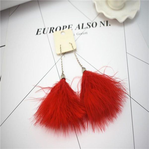 dangle & chandelier fashion red black feather drop earrings charming long chain brincos jewelry accessory gift for bridal women, Silver
dangle & chandelier fashion red black feather drop earrings charming long chain brincos jewelry accessory gift for bridal women, Silver