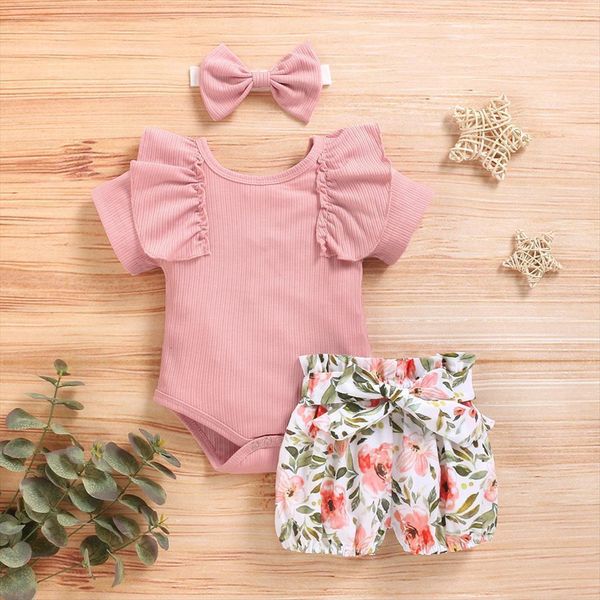 baby girl clothes set summer outfit ruffle romper floral print shorts toddler girls fashion clothing, White
baby girl clothes set summer outfit ruffle romper floral print shorts toddler girls fashion clothing, White