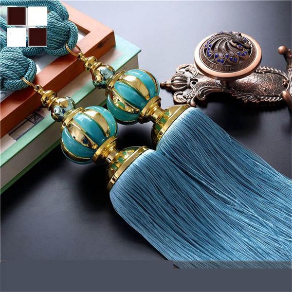 one pair tieback europe curtain accessories decorative metal pumpkin ball jade buckle tassle bandage strap tie tape m600 other home decor
one pair tieback europe curtain accessories decorative metal pumpkin ball jade buckle tassle bandage strap tie tape m600 other home decor