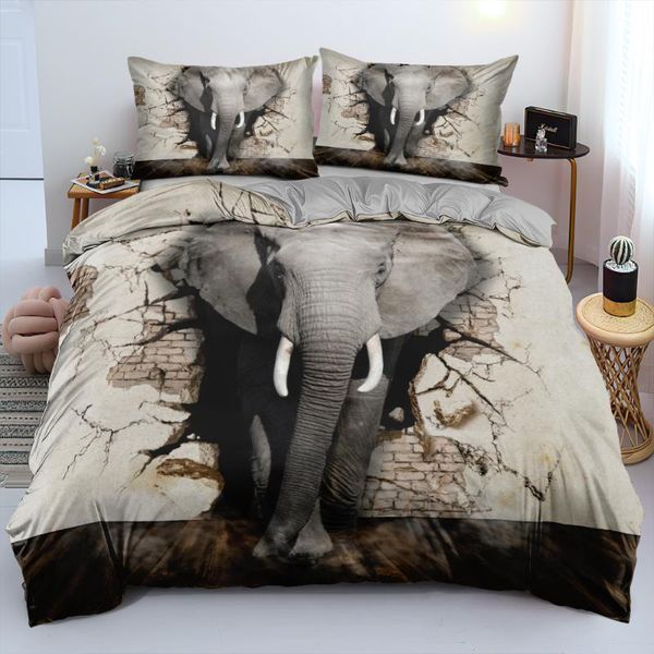 bedding sets elephant duvet cover 3d custom design gray bed linen and pillow sham 160*200cm full twin double size animal beddings
bedding sets elephant duvet cover 3d custom design gray bed linen and pillow sham 160*200cm full twin double size animal beddings