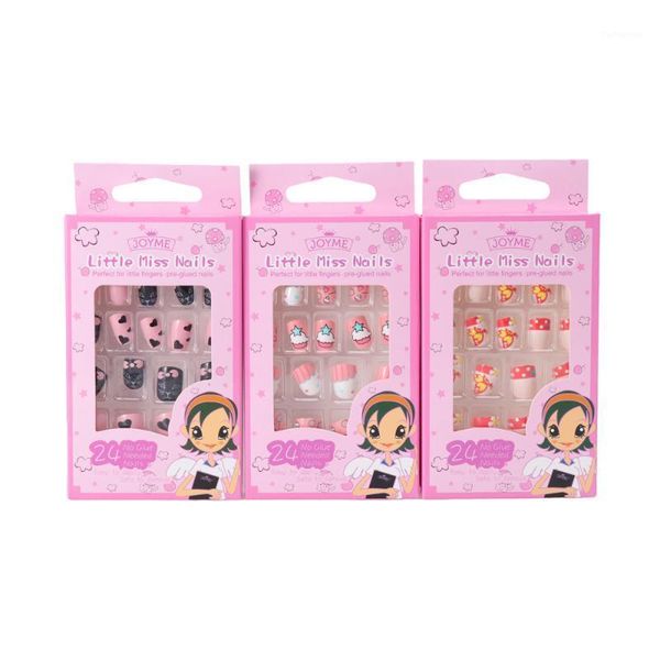 72pcs fake nails durable creative lovely animal manicure manicures for children nail kids chil1, Red;gold
72pcs fake nails durable creative lovely animal manicure manicures for children nail kids chil1, Red;gold