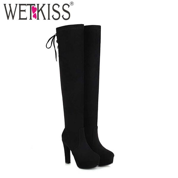 wetkiss women over the knee boots woman thin high heel thigh high boot winter stretch warm shoes big size 43 210630, Black
wetkiss women over the knee boots woman thin high heel thigh high boot winter stretch warm shoes big size 43 210630, Black