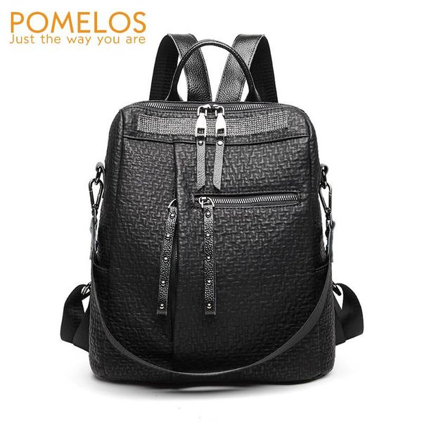 outdoor bags pomelos backpack women excellent quality microfiber synthetic leather practical large capacity solid black backpacks for ladies
outdoor bags pomelos backpack women excellent quality microfiber synthetic leather practical large capacity solid black backpacks for ladies