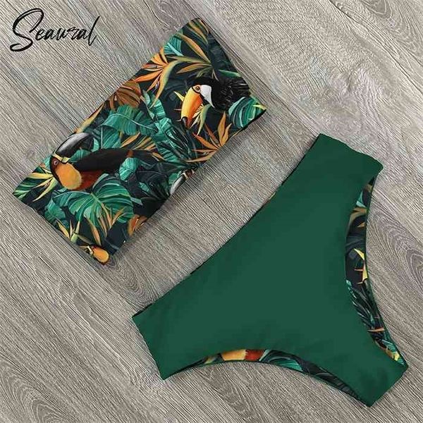 low hight bikini set swimwear women bandeau female print floral strappy swimsuit bathing suit beach wear biquini, White;black
low hight bikini set swimwear women bandeau female print floral strappy swimsuit bathing suit beach wear biquini, White;black