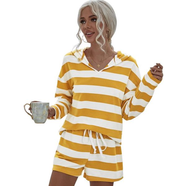 women's tracksuits women striped sweatshirt suits two pieces sale sets v neck hoodie coats high waist drawstring print short, Gray
women's tracksuits women striped sweatshirt suits two pieces sale sets v neck hoodie coats high waist drawstring print short, Gray