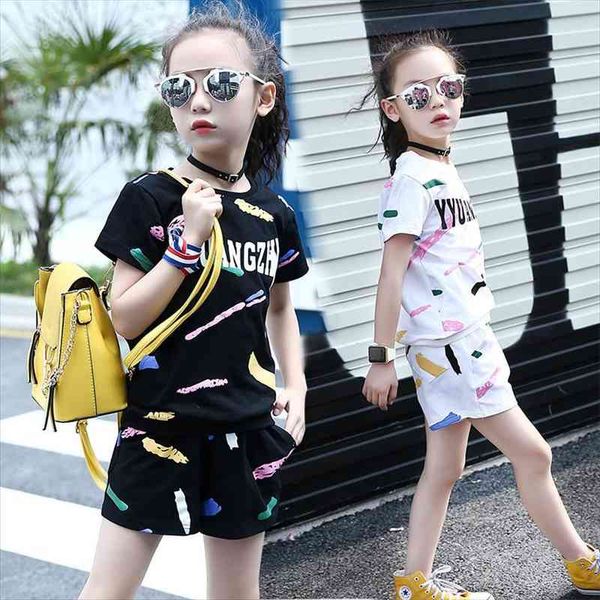 childrens sets summer girls clothing leisure clothes cotton cute teenage girl suit 4 5 year, White
childrens sets summer girls clothing leisure clothes cotton cute teenage girl suit 4 5 year, White