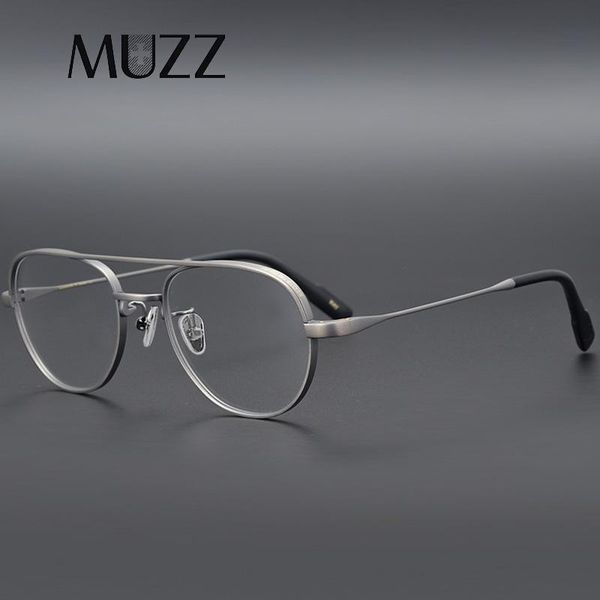 men pure titanium pilot glasses frame women retro optical myopia prescription eyeglasses frames ultralight eyewear fashion sung sunglasses, Black
men pure titanium pilot glasses frame women retro optical myopia prescription eyeglasses frames ultralight eyewear fashion sung sunglasses, Black