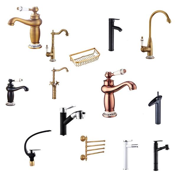 bathroom sink faucets kitchen faucet cooper basin mixer fashion tap for el home barthroom vintage black/gold water-tap
bathroom sink faucets kitchen faucet cooper basin mixer fashion tap for el home barthroom vintage black/gold water-tap