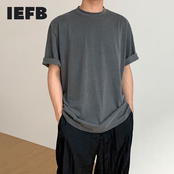 iefb summer t-shirt men's korean trend pure cotton wash do used half sleeve loose off shoulder tee drak grey clothes 9y7661 210524, White;black
iefb summer t-shirt men's korean trend pure cotton wash do used half sleeve loose off shoulder tee drak grey clothes 9y7661 210524, White;black