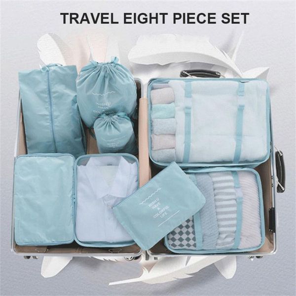 storage bags 8pcs set multifunction travel organizer waterproof clothes luggage pouch portable packing
storage bags 8pcs set multifunction travel organizer waterproof clothes luggage pouch portable packing