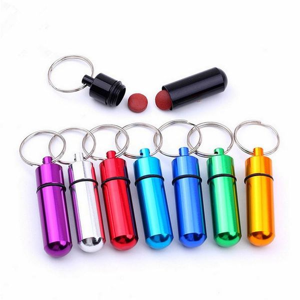 keychains portable aluminum alloy bottle health care sealed small key chain hanging diy pendant charms buckle accessories, Silver
keychains portable aluminum alloy bottle health care sealed small key chain hanging diy pendant charms buckle accessories, Silver