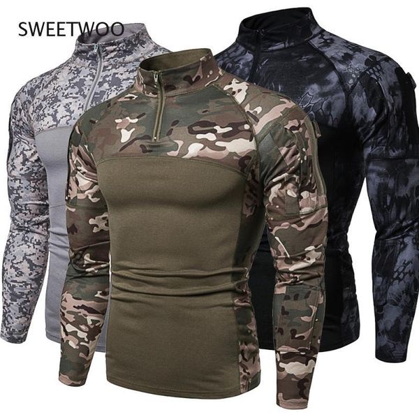 spring and autumn men's camouflage combat shirts assault long sleeve tight t-shirt hoodies & sweatshirts, Black
spring and autumn men's camouflage combat shirts assault long sleeve tight t-shirt hoodies & sweatshirts, Black