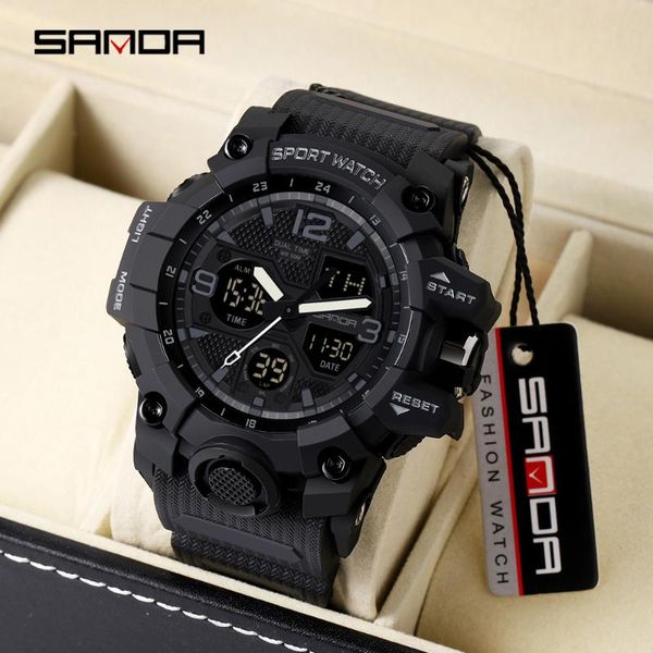 wristwatches sanda brand sports men's watches military quartz watch man waterproof wristwatch for men clock relogios masculino, Slivery;brown
wristwatches sanda brand sports men's watches military quartz watch man waterproof wristwatch for men clock relogios masculino, Slivery;brown