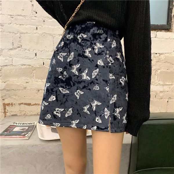 skirts 2021 ancient butterfly printed skirt spring large size high waist anti-glare split student bag hip, Black
skirts 2021 ancient butterfly printed skirt spring large size high waist anti-glare split student bag hip, Black