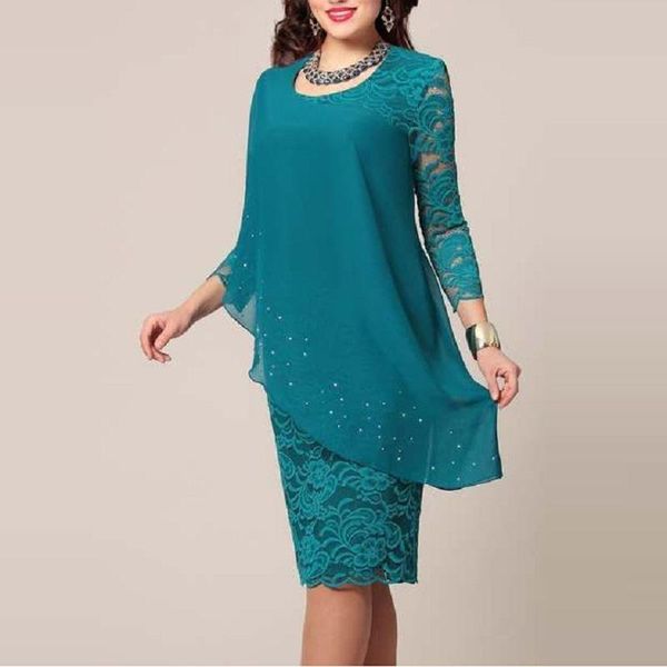 casual dresses 5xl green blue large size robe ceremonie femme elegant women 3/4 sleeve chiffon patchwork lace hook flower star print midi dr, Black;gray
casual dresses 5xl green blue large size robe ceremonie femme elegant women 3/4 sleeve chiffon patchwork lace hook flower star print midi dr, Black;gray