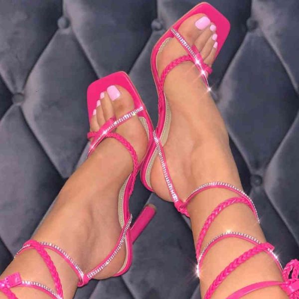 slippers 2021 summer gladiator sandals shoes women high heels pumps thong sandal braided cross-strap no94, Black
slippers 2021 summer gladiator sandals shoes women high heels pumps thong sandal braided cross-strap no94, Black