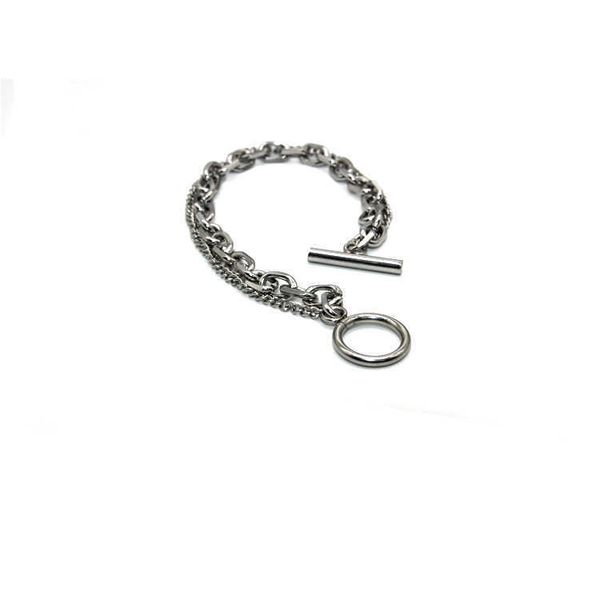 new titanium steel non fading personalized cool hand jewelry batch corner chain bracelet hip hop, Black
new titanium steel non fading personalized cool hand jewelry batch corner chain bracelet hip hop, Black