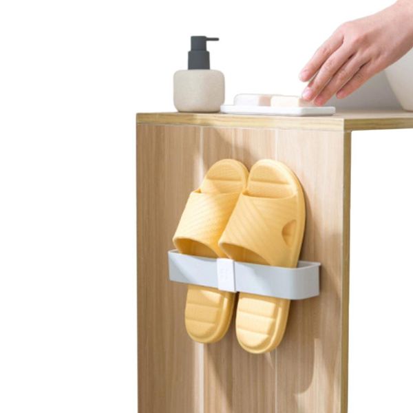 punching wall mounted shoe rack plastic shoes holder storage organizer bathroom hanging door shelf for flip flop heels clothing & wardr
punching wall mounted shoe rack plastic shoes holder storage organizer bathroom hanging door shelf for flip flop heels clothing & wardr