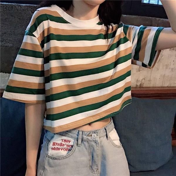 t-shirts women o-neck striped sweet loose korean style trendy all-match womens clothing kawaii short sleeve leisure daily simple women', White
t-shirts women o-neck striped sweet loose korean style trendy all-match womens clothing kawaii short sleeve leisure daily simple women', White