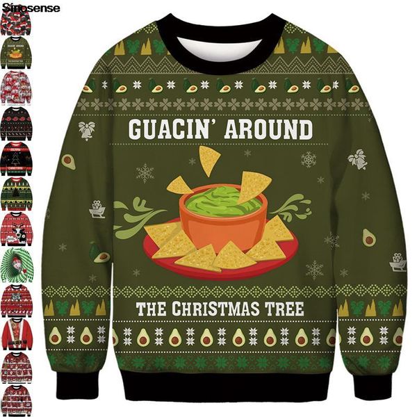 men's sweaters ugly christmas sweater couple jumpers men women autumn xmas clothing 3d funny avocado printed holiday sweatshirt, White;black
men's sweaters ugly christmas sweater couple jumpers men women autumn xmas clothing 3d funny avocado printed holiday sweatshirt, White;black