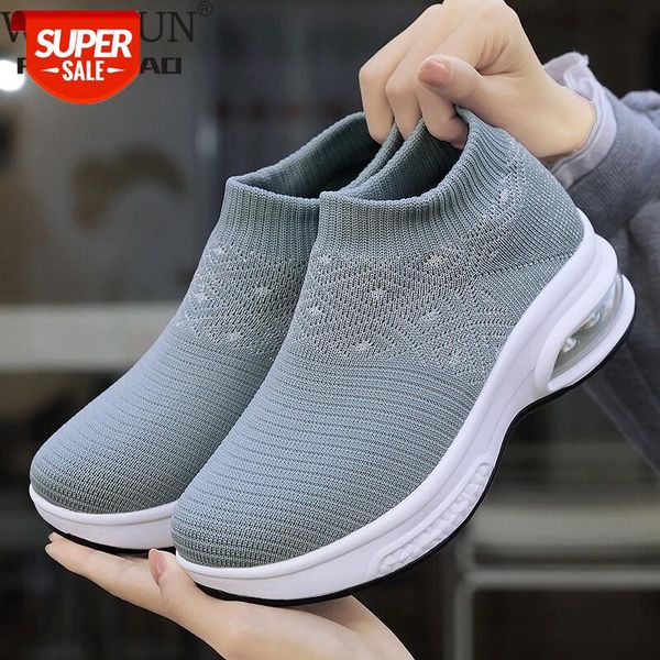 wdhkun new 2021 summer women sneakers breathable mesh casual shoes platform for black sock #le84
wdhkun new 2021 summer women sneakers breathable mesh casual shoes platform for black sock #le84
