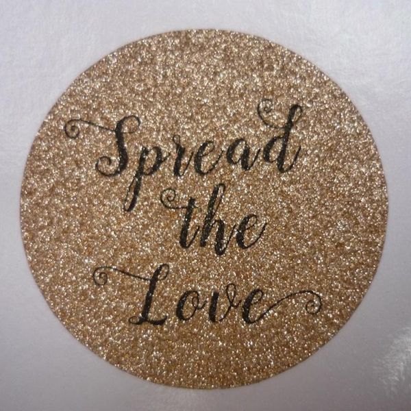 gift wrap spread the love rose gold glitter classic round sticker with customized texts or logo
gift wrap spread the love rose gold glitter classic round sticker with customized texts or logo