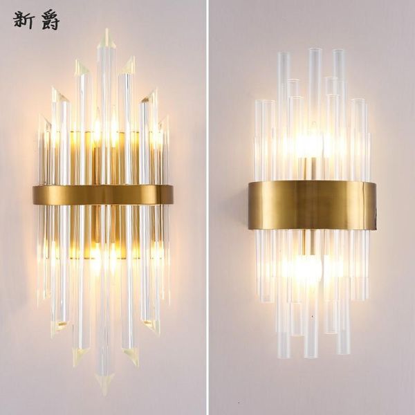 wall lamp stainless steel crystal sconces lights luminaria home lighting living room lampshade wandlamp for bedroom
wall lamp stainless steel crystal sconces lights luminaria home lighting living room lampshade wandlamp for bedroom