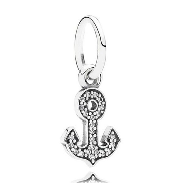 authentic 925 sterling silver jewelry anchor dangle with clear cz charm charms fits european pandora style jewellry bracelets & necklace diy
authentic 925 sterling silver jewelry anchor dangle with clear cz charm charms fits european pandora style jewellry bracelets & necklace diy