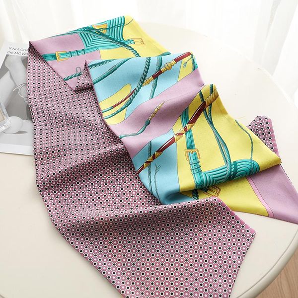 scarves 100% twill silk scarf women double-sided printing design classic 160*20cm neckerchief multipurpose 6 colors fashion, Blue;gray
scarves 100% twill silk scarf women double-sided printing design classic 160*20cm neckerchief multipurpose 6 colors fashion, Blue;gray