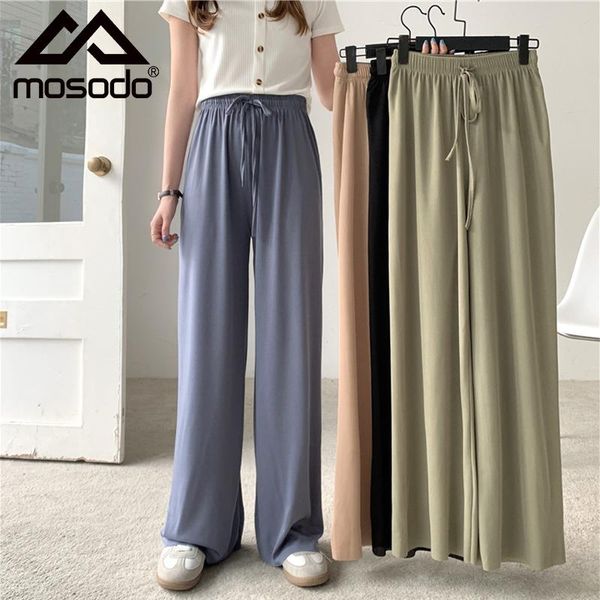 women's pants & capris mosodo women ice silk wide leg solid color casual loose high waist thin 9 point trouser clothing 2021 summer, Black;white
women's pants & capris mosodo women ice silk wide leg solid color casual loose high waist thin 9 point trouser clothing 2021 summer, Black;white