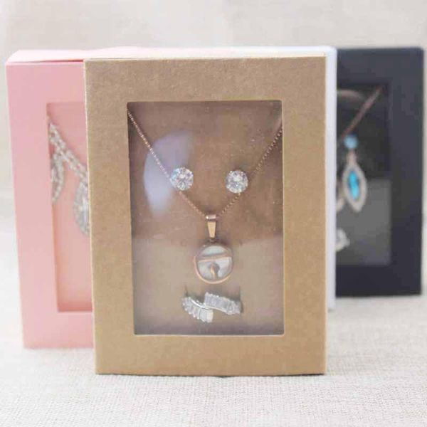 gift wrap feiluan necklace with ring set paper window box earring package gifts/crafts display 10pcs
gift wrap feiluan necklace with ring set paper window box earring package gifts/crafts display 10pcs