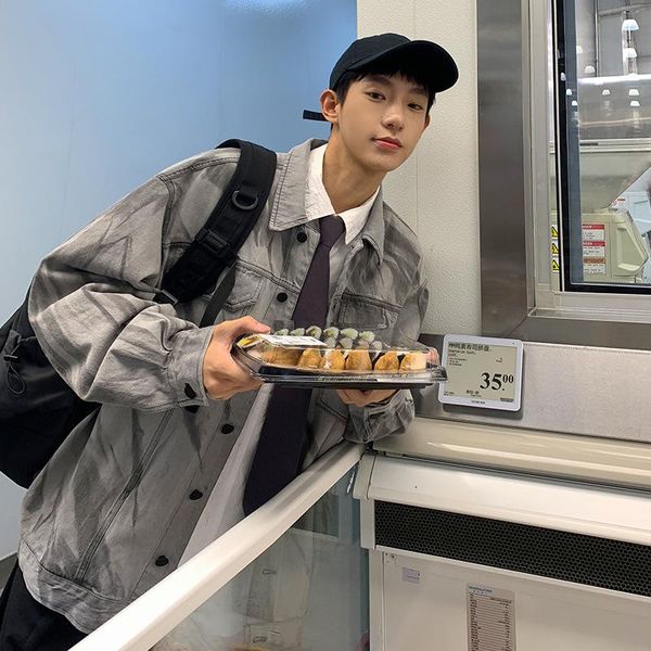 men's jackets 2021 japanese autumn clothes heavy craftsmanship tide tie-dye jacket made old washed loose denim for men, Black;brown
men's jackets 2021 japanese autumn clothes heavy craftsmanship tide tie-dye jacket made old washed loose denim for men, Black;brown