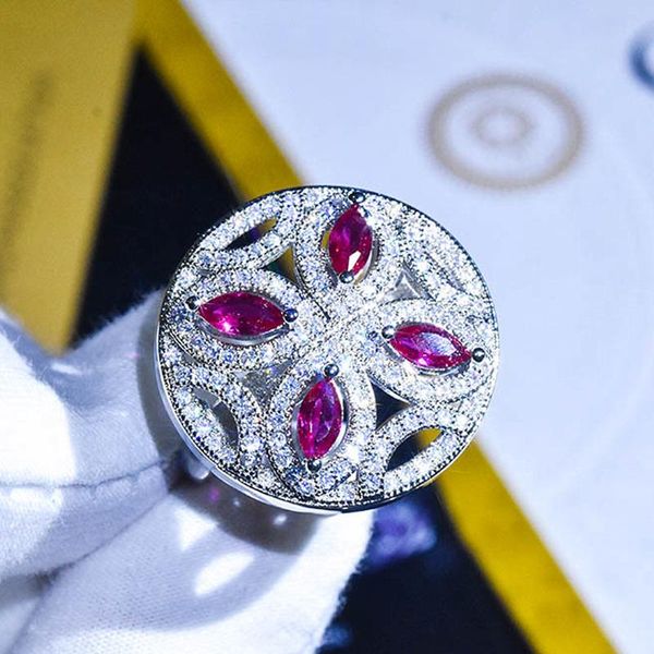 cluster rings luxury royal red crystal ruby gemstones diamonds for women white gold color jewelry bijoux wedding party accessory gifts, Golden;silver
cluster rings luxury royal red crystal ruby gemstones diamonds for women white gold color jewelry bijoux wedding party accessory gifts, Golden;silver