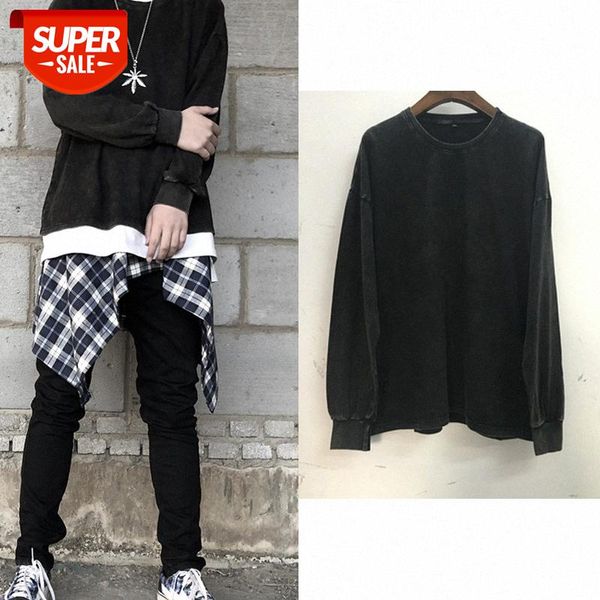 ins hip-hop kanye retro washed old long-sleeved t-shirt oversize loose men and women bottoming shirt #pl85, White;black
ins hip-hop kanye retro washed old long-sleeved t-shirt oversize loose men and women bottoming shirt #pl85, White;black