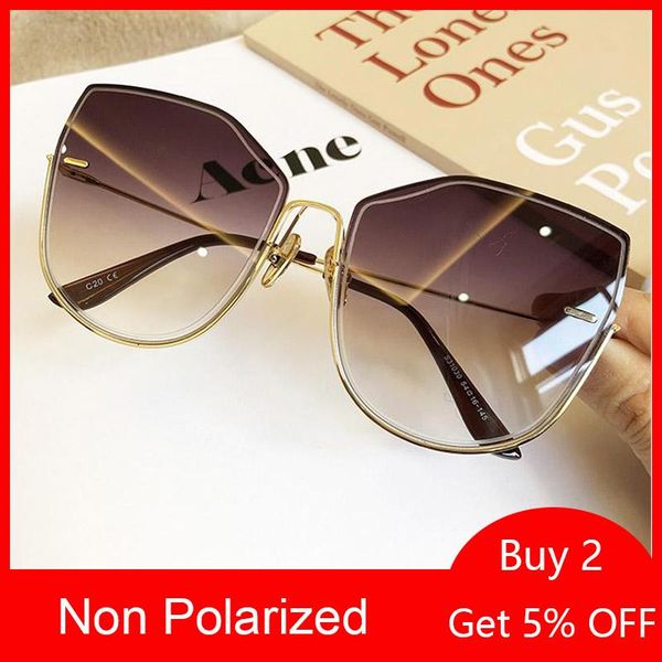 trendy big square sunglasses rimless women vintage brand designer gradient brown sun glasses female summer oversized shades, White;black
trendy big square sunglasses rimless women vintage brand designer gradient brown sun glasses female summer oversized shades, White;black
