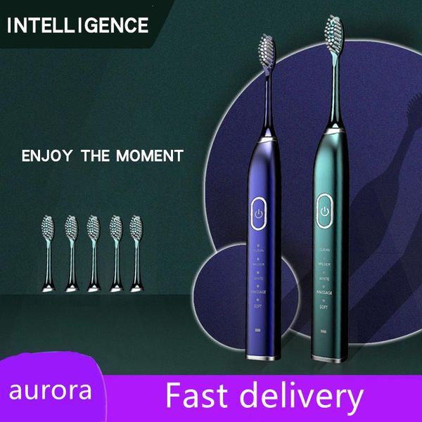 aurora color automatic toothbrush sonic smart household magnetic levitation rechargeable soft hair electric
aurora color automatic toothbrush sonic smart household magnetic levitation rechargeable soft hair electric