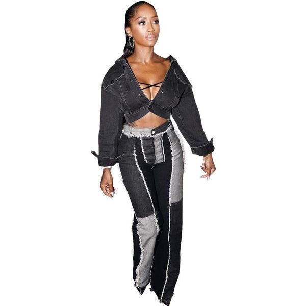 women's jeans women autumn winter wide leg splicing plus size fashion high street flare pants donsignet, Blue
women's jeans women autumn winter wide leg splicing plus size fashion high street flare pants donsignet, Blue