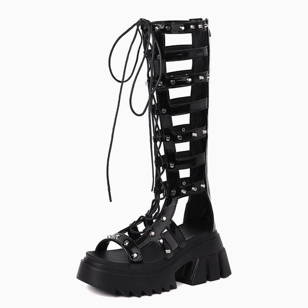 sandals summer 2021 fashion women's shoes chunky heels hollow out zipper black gladiator personality knee high cool boots casual
sandals summer 2021 fashion women's shoes chunky heels hollow out zipper black gladiator personality knee high cool boots casual