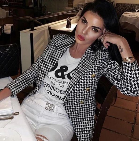 women's jackets autumn winter casual slim blazers jacket fashions lady office suits pockets business houndstooth suits fashion short do, Black;brown
women's jackets autumn winter casual slim blazers jacket fashions lady office suits pockets business houndstooth suits fashion short do, Black;brown