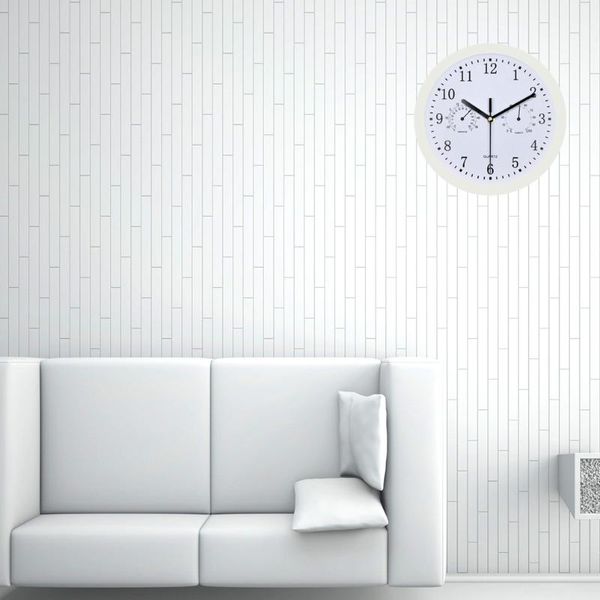 wall clocks clock with and hygrometer non-ticking accurate battery operated hanging for home office (white)
wall clocks clock with and hygrometer non-ticking accurate battery operated hanging for home office (white)