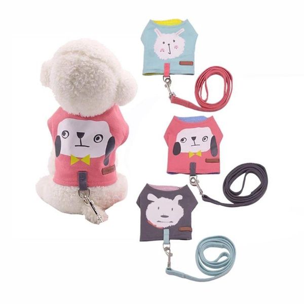 dog collars & leashes cute pet cat collar harness cartoon pattern chest strap traction rope breathable vest leash supplies
dog collars & leashes cute pet cat collar harness cartoon pattern chest strap traction rope breathable vest leash supplies