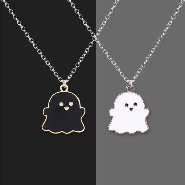 pendant necklaces 2pcs lovely happy ghost white black women men friendship friend necklace cute halloween jewelry gift, Silver
pendant necklaces 2pcs lovely happy ghost white black women men friendship friend necklace cute halloween jewelry gift, Silver