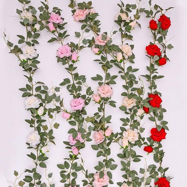 decorative flowers & wreaths 1.9m high-quality artificial rose flower rattanhome decoration ivy garlandwedding scene party landscapingartifi
decorative flowers & wreaths 1.9m high-quality artificial rose flower rattanhome decoration ivy garlandwedding scene party landscapingartifi