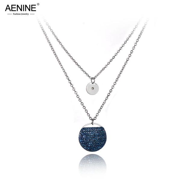trendy bohemia titanium stainless steel double layers dark blue rhinestone round shape choker necklaces for women an19168 chokers, Golden;silver
trendy bohemia titanium stainless steel double layers dark blue rhinestone round shape choker necklaces for women an19168 chokers, Golden;silver