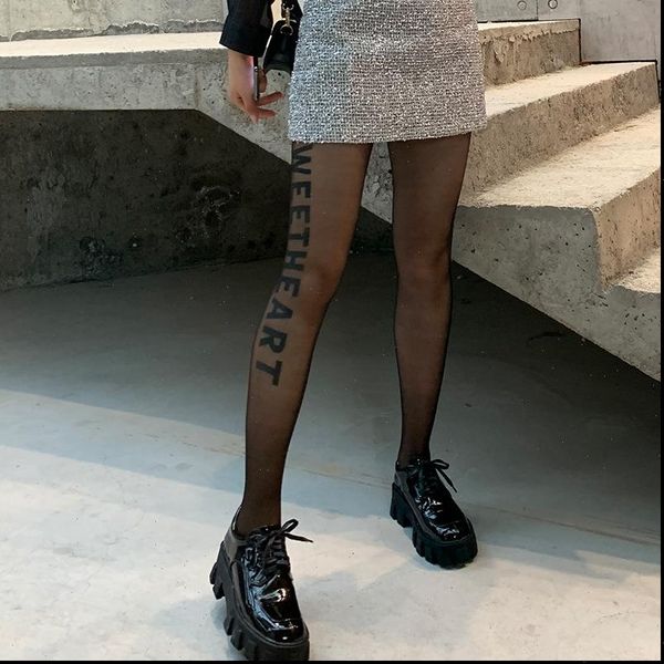spring summer fashion letter printed women legging fishnet panty elastic silky pants, Black
spring summer fashion letter printed women legging fishnet panty elastic silky pants, Black
