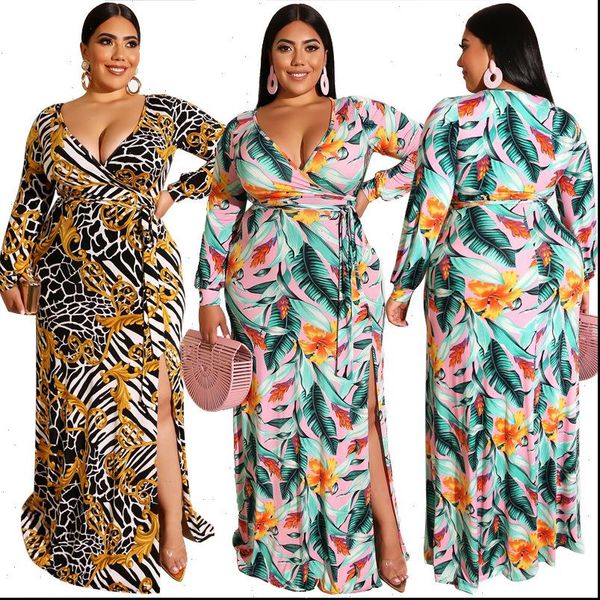 women dresses autumn womens fashion printed dress lacing tight fitting bag hips deep v neck long sleeve hem split fork, Black;gray
women dresses autumn womens fashion printed dress lacing tight fitting bag hips deep v neck long sleeve hem split fork, Black;gray