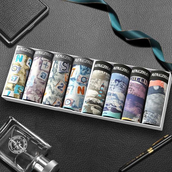 underpants 8pcs/lot 2021 men boxer underwear fashion print boxers homme comfortable soft breathable male panties, Black;white
underpants 8pcs/lot 2021 men boxer underwear fashion print boxers homme comfortable soft breathable male panties, Black;white