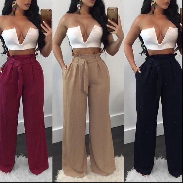 women pants solid ol chiffon high waist harem stringyselvedge summer style casual female trousers, Black;white
women pants solid ol chiffon high waist harem stringyselvedge summer style casual female trousers, Black;white