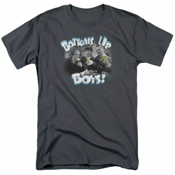 The Three Stooges Bottoms Up T Shirt Mens Licensed Moe Larry Curly Tee Charcoal, White;black
The Three Stooges Bottoms Up T Shirt Mens Licensed Moe Larry Curly Tee Charcoal, White;black