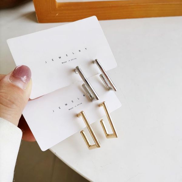 hoop & huggie 2021 trend square geometric metal earrings korean simple hip-hop statement fashion jewelry accessories gifts, Golden;silver
hoop & huggie 2021 trend square geometric metal earrings korean simple hip-hop statement fashion jewelry accessories gifts, Golden;silver